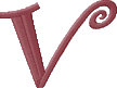 Teen Monogram Letter V, Larger