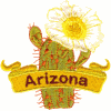 Arizona State Flower (Saguaro Cactus Blossom)