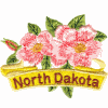North Dakota State Flower (Wild Prairie Rose)