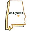 Alabama State Outline 