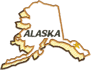 Alaska State Outline 