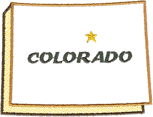 Colorado State Outline 