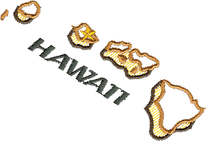 Hawaii State Outline 
