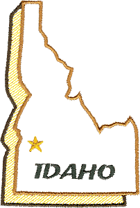 Idaho State Outline 
