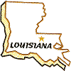 Louisiana State Outline 