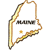 Maine State Outline 