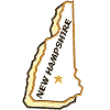 New Hampshire State Outline 