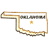 Oklahoma State Outline 