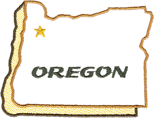 Oregon State Outline 