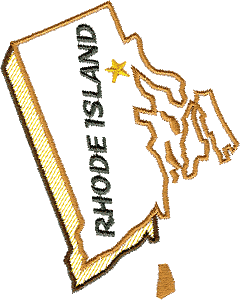 Rhode Island State Outline 