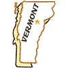 Vermont State Outline 