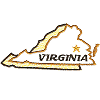 Virginia State Outline 