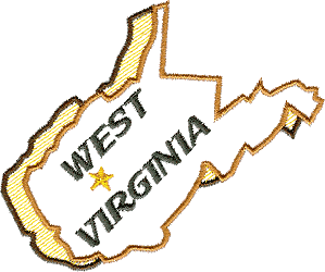 West Virginia State Outline 