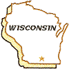 Wisconsin State Outline 
