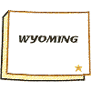 Wyoming State Outline 