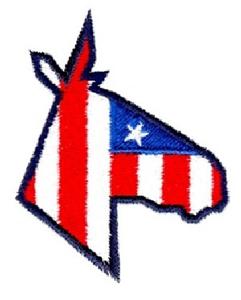 American (Democrat) Donkey Head