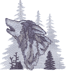 Howling Wolf Pocket Topper