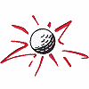 Abstract Golf Ball