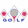 Golf Club w/ Daisies, appliqué