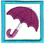 Umbrella Quilt Square