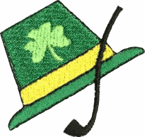 St. Patricks Hat & Pipe
