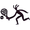 Rasta Playing Tennis