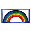 Rainbow Quilt Square