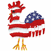 Patriotic Rooster