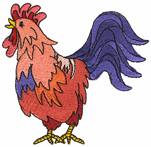 Stylistic Rooster