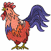 Stylistic Rooster
