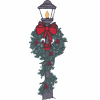 Lamppost with Wreath 