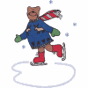 Skating Bear 