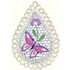 Butterfly Blossom Lace Drop, larger