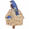 Bluebird & Birdhouse