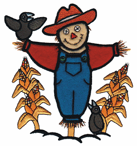 Harvest Scarecrow Appliqué