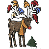 Reindeer with Hats