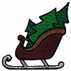 Sleigh With Trees