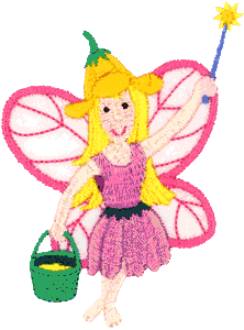 Garden-Fairy, small (appliqué)