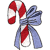 Candycane with Bow