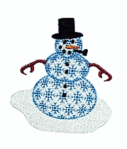 Snowflake Snowman
