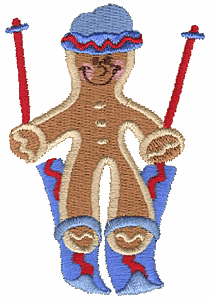 Gingerbread Skier