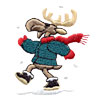 Winter Coat Moose