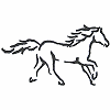 Running Stallion Sketch, small