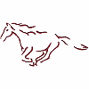 Galloping Mare Sketch, small