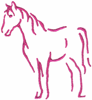 Standing Mare Sketch, small