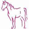 Standing Mare Sketch, large
