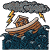Noah's Ark on Storm Seas