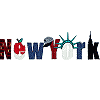 New York with Symbols