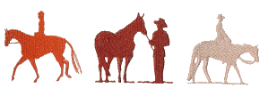 Three Horse Silhouette