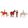 Three Horse Silhouette